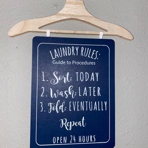 NEW Farmhouse Style Laundry Sign